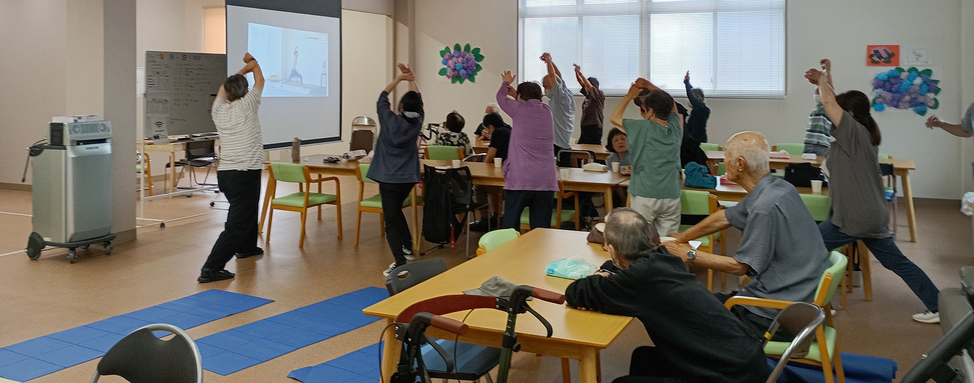 専門職によるデイケアプログラム